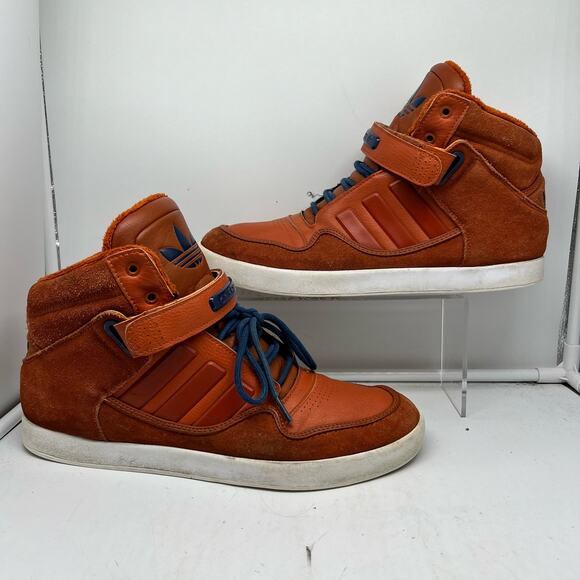 Adidas Shoes Mens 12 AR 2.0 Winter Fox Red Orange Basketball Sneaker B35254 - Picture 1 of 9